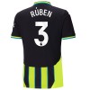 Camiseta de fútbol Manchester City Ruben 3 Segunda Equipación 2024-25 - Hombre